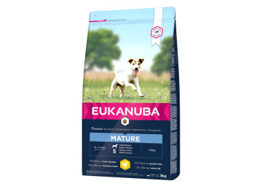 Eukanuba croquettes pour chien senior de petites races