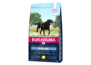 Eukanuba croquettes pour chien senior de grandes races