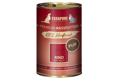 Escapure boeuf pure pour chien et chat