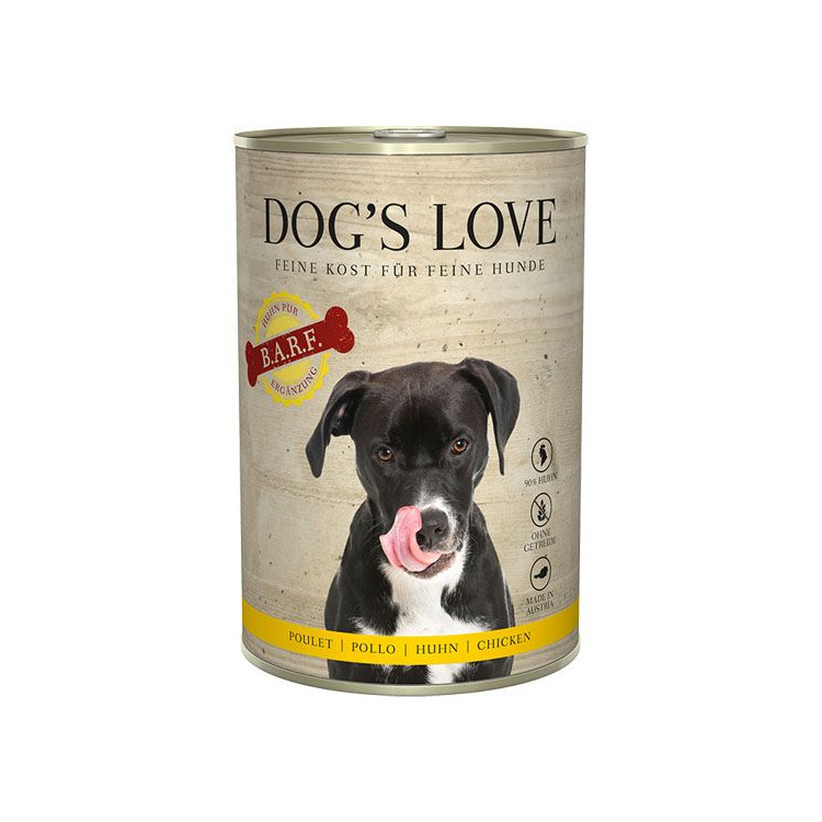 Nourriture humide pour chien BARF Dog's Love