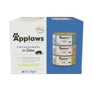 Applaws boite pour chat poisson deluxe multipack