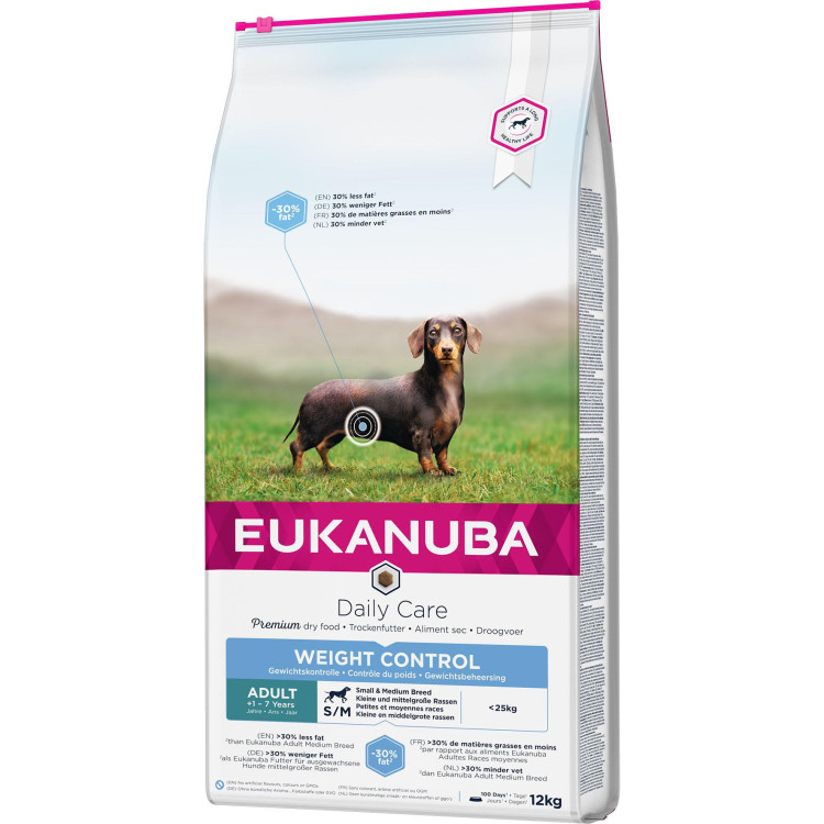 Eukanuba croquettes pour chien faibles en matière grâce