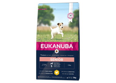 Eukanuba croquettes pour chien senior de petites races