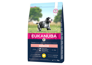 Eukanuba croquettes pour chien senior