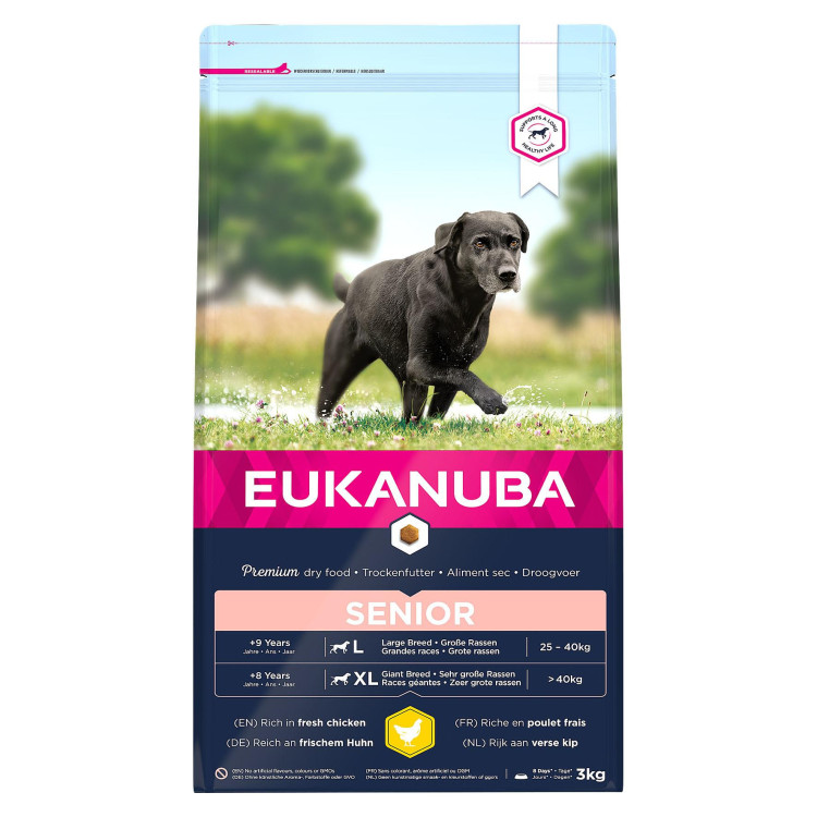 Eukanuba croquettes pour chien senior de grandes races