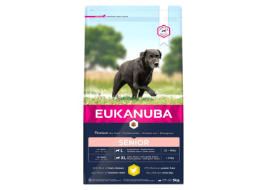 Eukanuba croquettes pour chien senior de grandes races