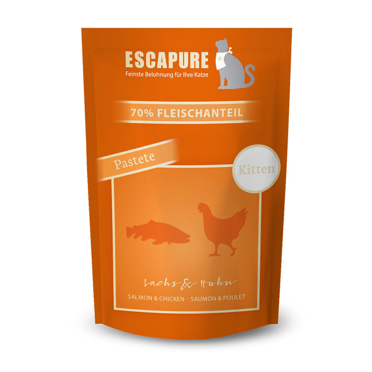 Escapure chaton saumon et poulet