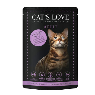 Cat's Love pour chat saumon et poulet