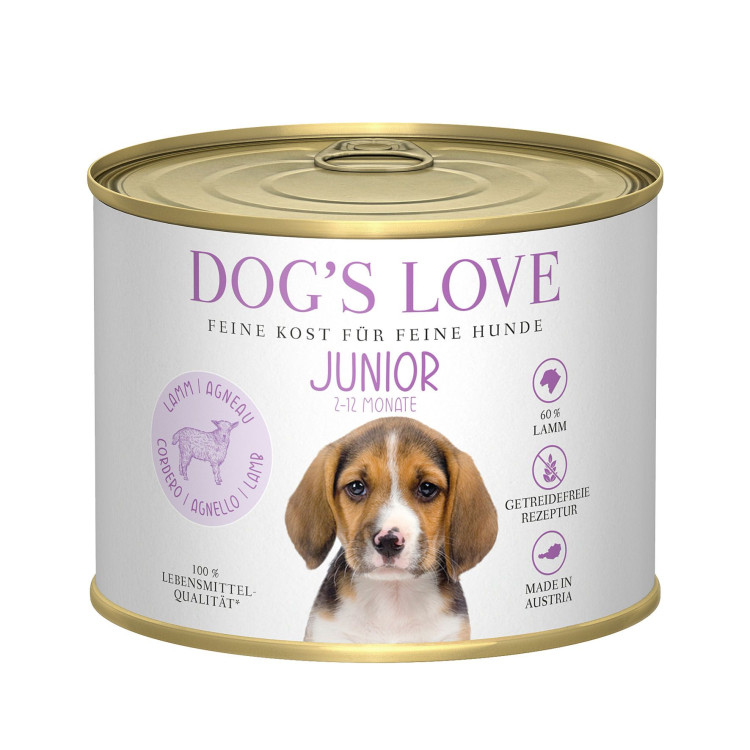 Nourriture humide pour chiots Dog's Love