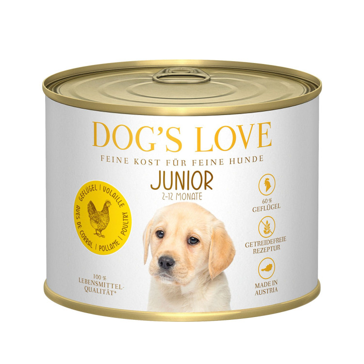 Nourriture humide pour chiots Dog's Love