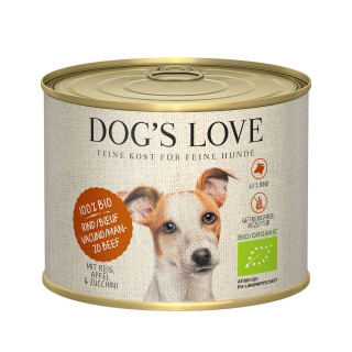 Nourriture humide pour chien BIO Dog's Love