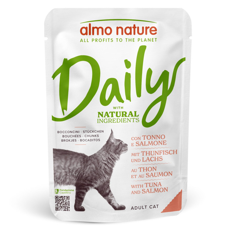 Almo Daily Adulte menu thon et saumon