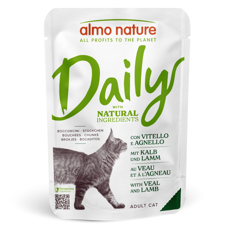 Almo Daily Adulte menu veau et agneau