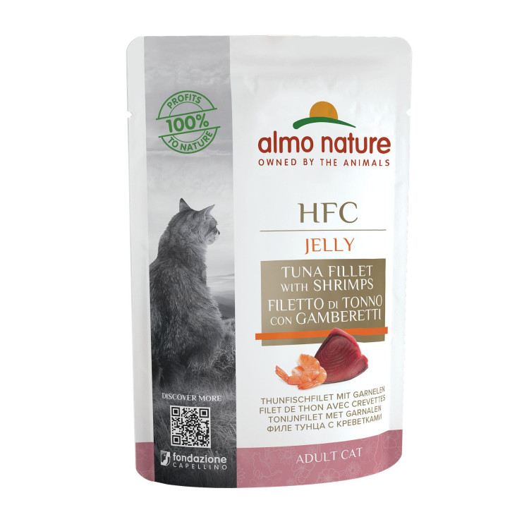 Almo HFC Jelly Adult Thon et crevettes