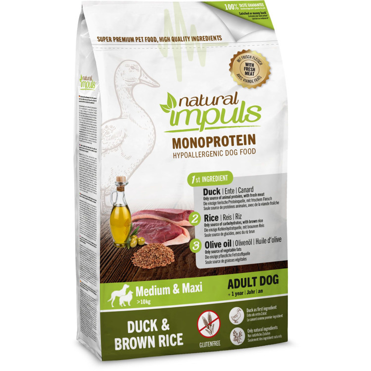 Natural Impuls  Adulte canard et riz brun